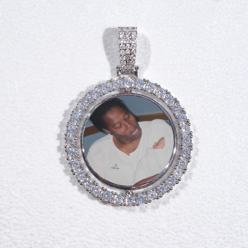 3D Spinning 2-Faced Custom Picture Pendant