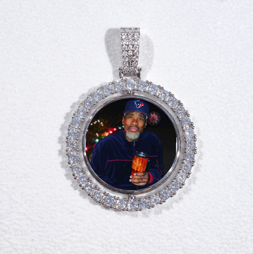 3D Spinning 2-Faced Custom Picture Pendant