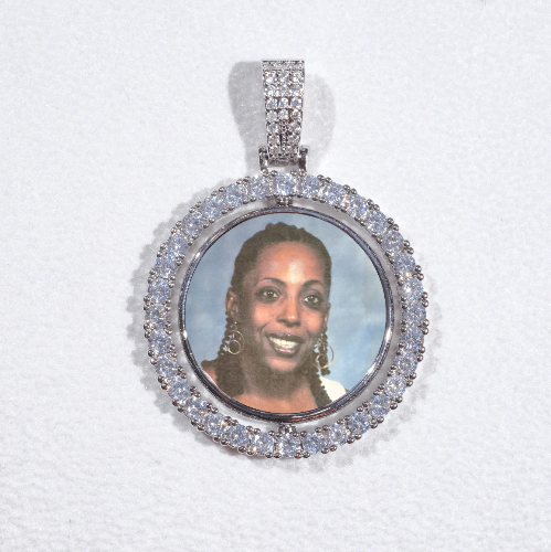 3D Spinning 2-Faced Custom Picture Pendant