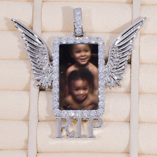 RIP WING 3D CUSTOM PICTURE PENDANT