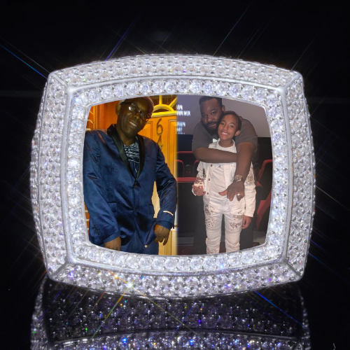 3D CUSTOM PICTURE ICED RING