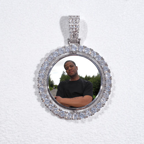 3D Spinning 2-Faced Custom Picture Pendant