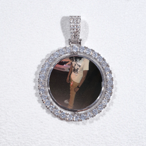 3D Spinning 2-Faced Custom Picture Pendant