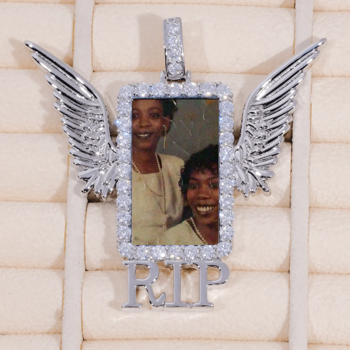 RIP WING 3D CUSTOM PICTURE PENDANT