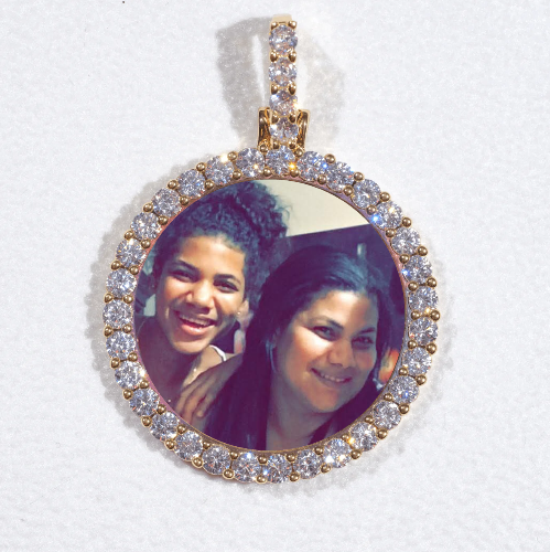 3D CIRCLE CUSTOM PICTURE PENDANT SMALL SIZE