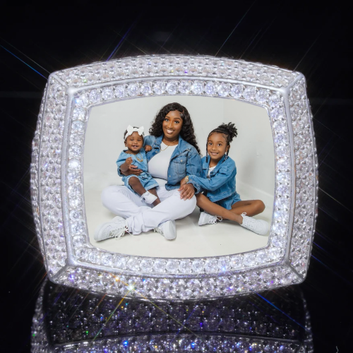 3D CUSTOM PICTURE ICED RING
