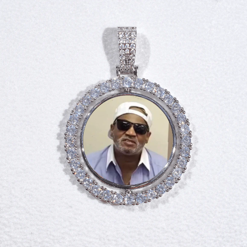 3D Spinning 2-Faced Custom Picture Pendant
