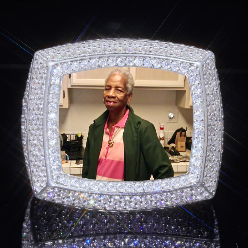 3D CUSTOM PICTURE ICED RING