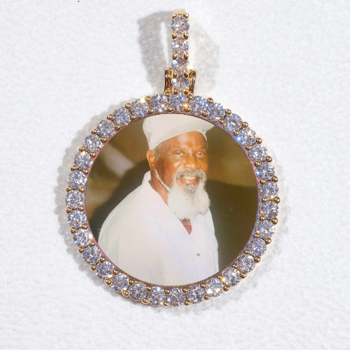 3D CIRCLE CUSTOM PICTURE PENDANT SMALL SIZE