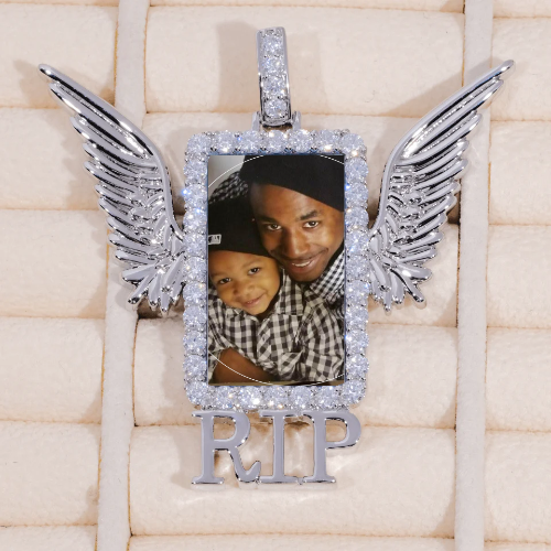 RIP WING 3D CUSTOM PICTURE PENDANT