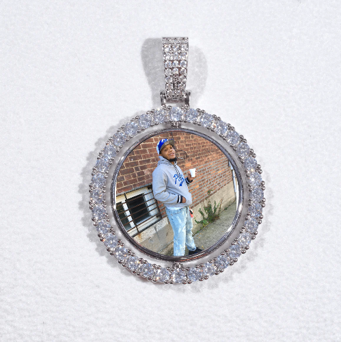 3D Spinning 2-Faced Custom Picture Pendant