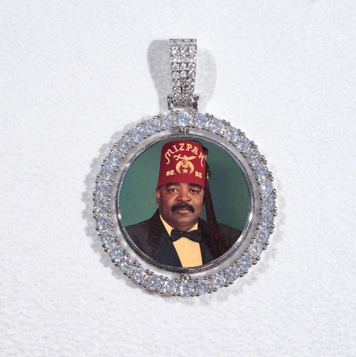 3D Spinning 2-Faced Custom Picture Pendant