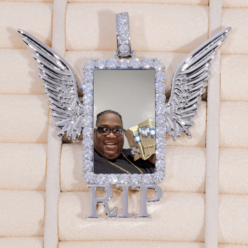 RIP WING 3D CUSTOM PICTURE PENDANT