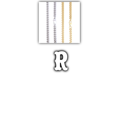 Custom Letters Freibeuter Font Necklace