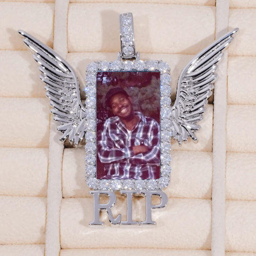 RIP WING 3D CUSTOM PICTURE PENDANT