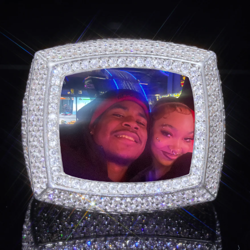 3D CUSTOM PICTURE ICED RING