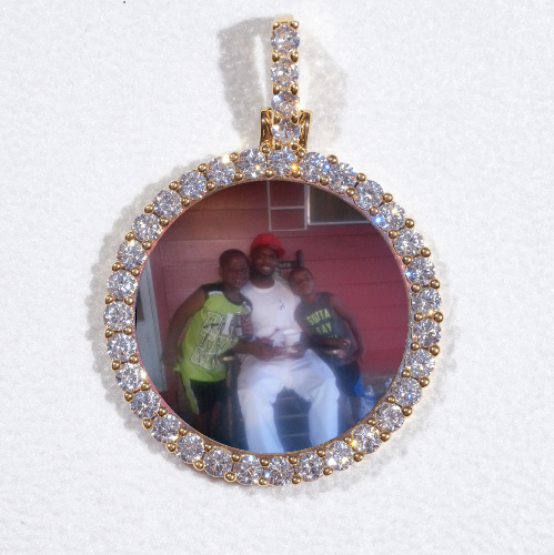 3D CIRCLE CUSTOM PICTURE PENDANT SMALL SIZE