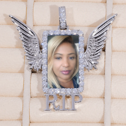 RIP WING 3D CUSTOM PICTURE PENDANT