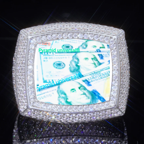 3D CUSTOM PICTURE ICED RING