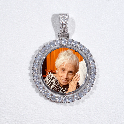 3D Spinning 2-Faced Custom Picture Pendant