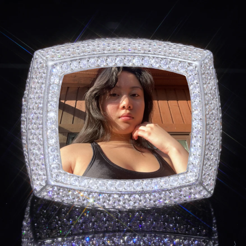 3D CUSTOM PICTURE ICED RING