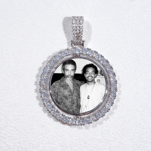 3D Spinning 2-Faced Custom Picture Pendant
