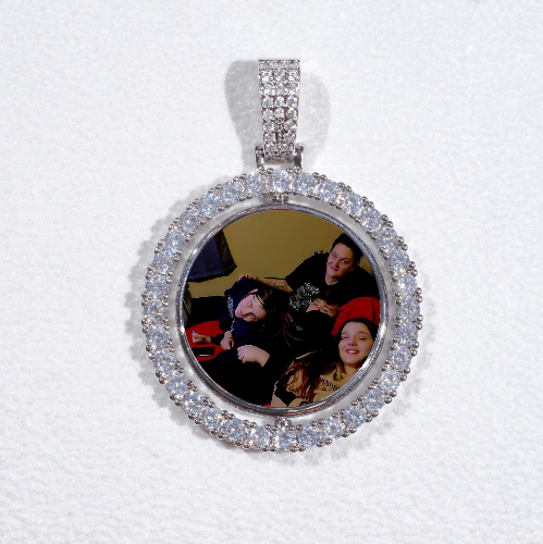 3D Spinning 2-Faced Custom Picture Pendant