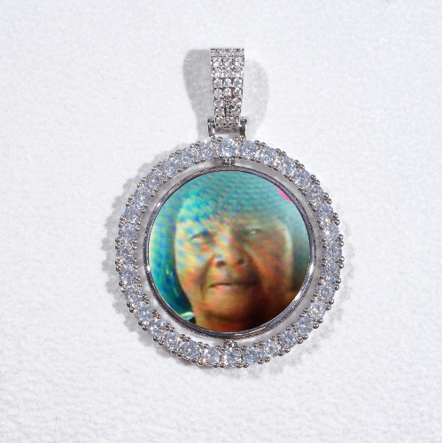 3D Spinning 2-Faced Custom Picture Pendant
