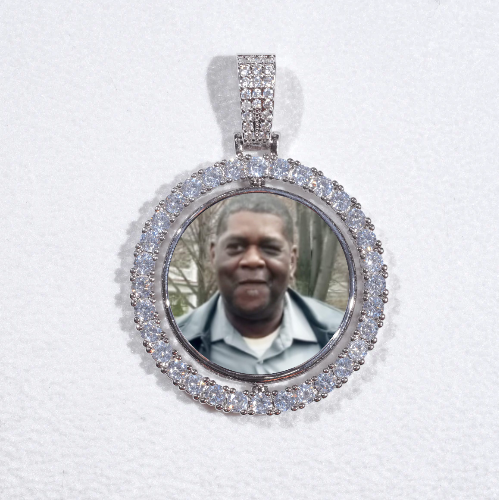 3D Spinning 2-Faced Custom Picture Pendant