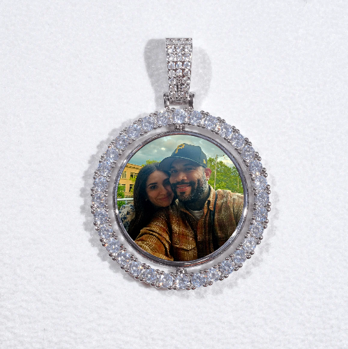 3D Spinning 2-Faced Custom Picture Pendant