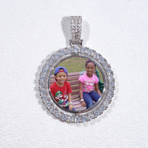 3D Spinning 2-Faced Custom Picture Pendant