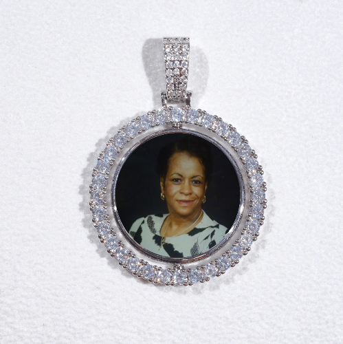 3D Spinning 2-Faced Custom Picture Pendant