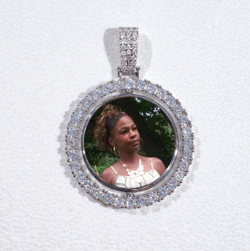 3D Spinning 2-Faced Custom Picture Pendant