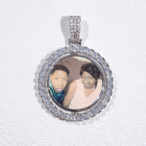 3D Spinning 2-Faced Custom Picture Pendant