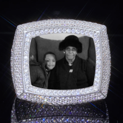 3D CUSTOM PICTURE ICED RING