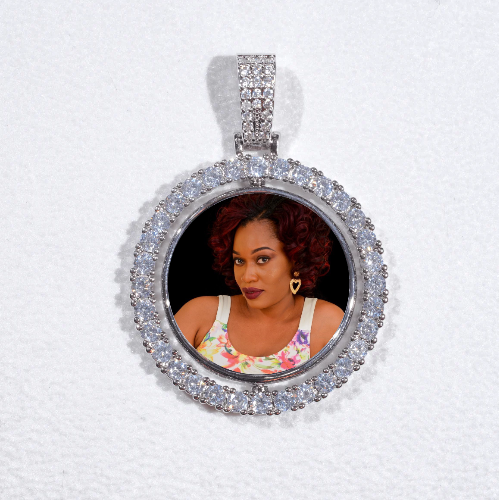 3D Spinning 2-Faced Custom Picture Pendant
