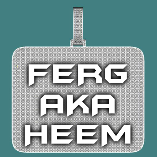CUSTOM LETTER NECKLACE 3D BIG SQUARE