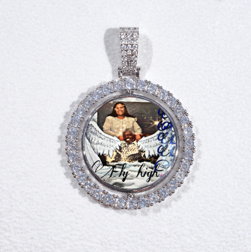 3D Spinning 2-Faced Custom Picture Pendant