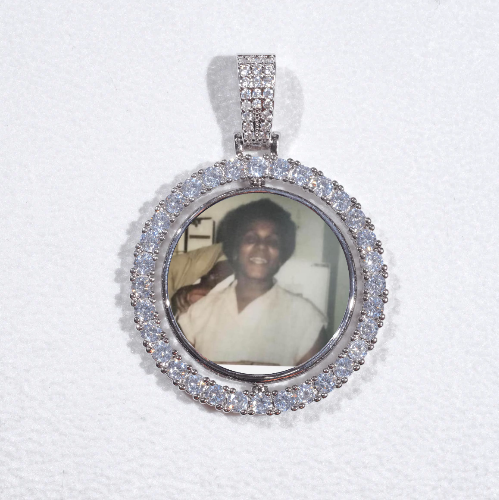 3D Spinning 2-Faced Custom Picture Pendant