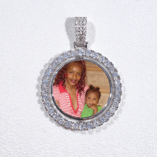 3D Spinning 2-Faced Custom Picture Pendant