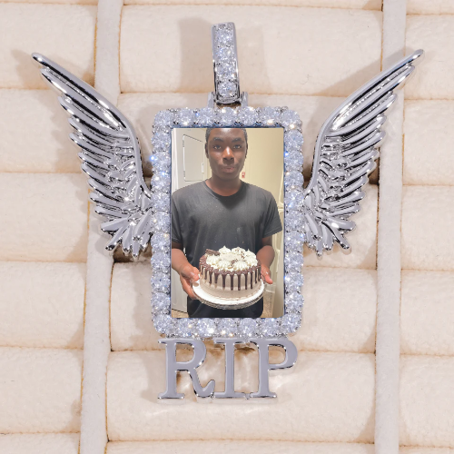 RIP WING 3D CUSTOM PICTURE PENDANT