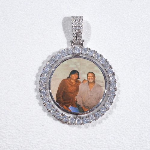 3D Spinning 2-Faced Custom Picture Pendant