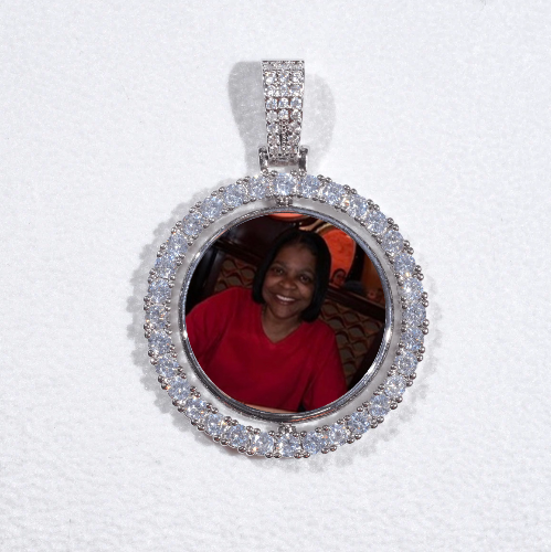 3D Spinning 2-Faced Custom Picture Pendant