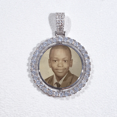 3D Spinning 2-Faced Custom Picture Pendant