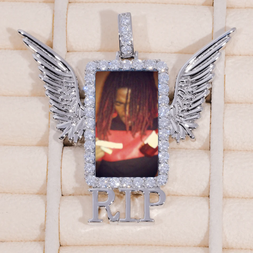 RIP WING 3D CUSTOM PICTURE PENDANT