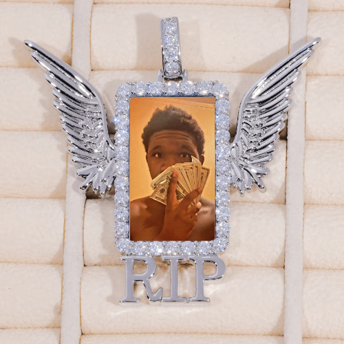 RIP WING 3D CUSTOM PICTURE PENDANT