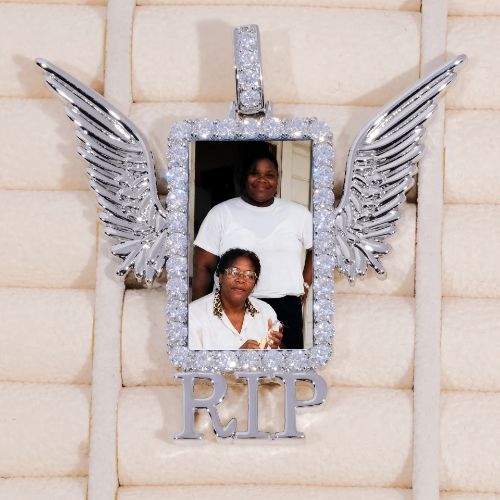 RIP WING 3D CUSTOM PICTURE PENDANT