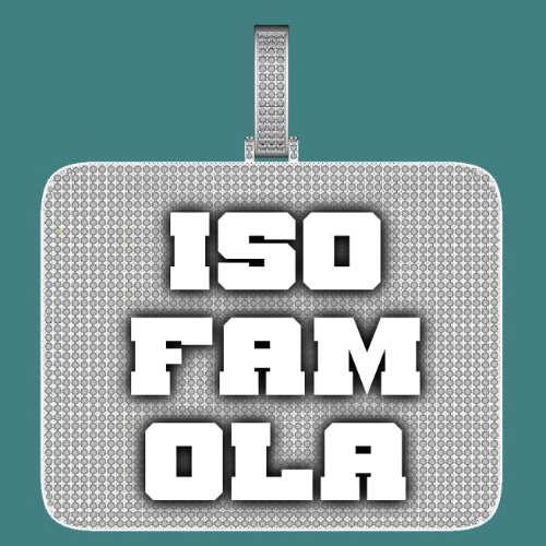 CUSTOM LETTER NECKLACE 3D BIG SQUARE