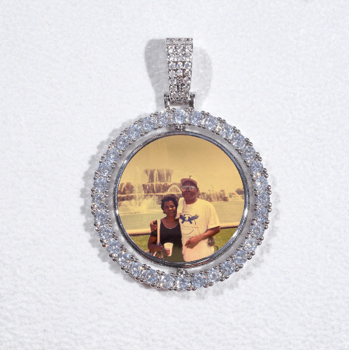 3D Spinning 2-Faced Custom Picture Pendant