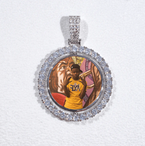 3D Spinning 2-Faced Custom Picture Pendant